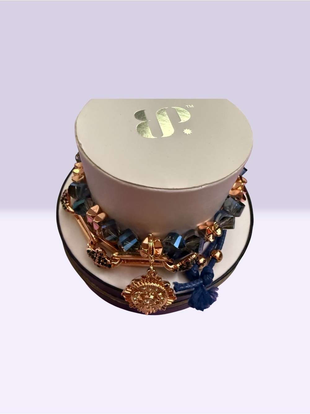 Bomb Party Halloween bracelet stack in ‘Dressed to Possess’ Rose gold plated